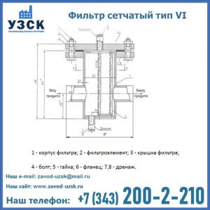 Фильтр сетчатый ФС по Т-ММ-11-2003 в Астрахани