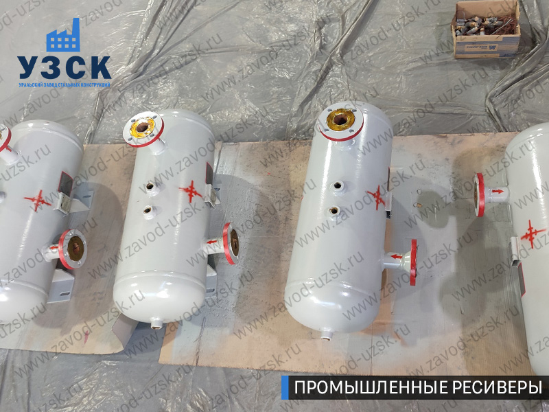 фотография емкостных ресиверов газа Астрахань